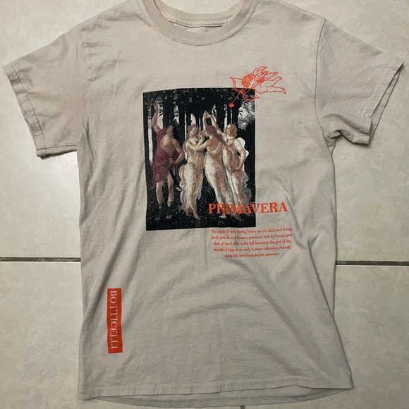 Botticelli Primavera Painting T Shirt - Picture 1 of 2